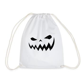 Costume de citrouille d’Halloween - Sac de sport léger - blanc - Devant