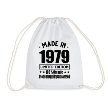 Made in 1979 Vintage Retro Limited Edition - Turnbeutel - Weiß - Vorne