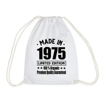 Made in 1975 Vintage Retro Limited Edition - Turnbeutel - Weiß - Vorne