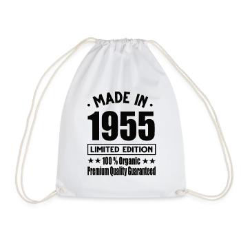 Fabriqué en 1955 Vintage Retro Limited Edition - Sac de sport léger - blanc - Devant