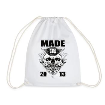 Made in 2013 Vintage Retro Limited Edition - Drawstring Bag - white - Front