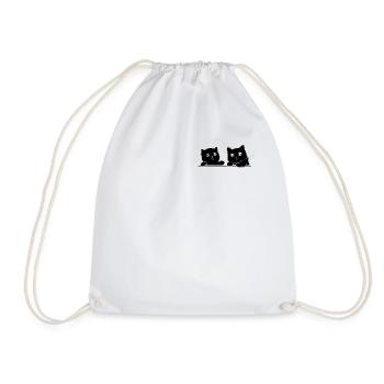 Amoureux des chats Bébé Amoureux des chats I Mignon K - Sac de sport léger - blanc - Devant