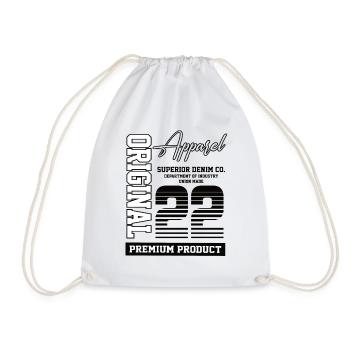 2022 Vintage Birthday Vintage Gift Retro - Drawstring Bag - white - Front