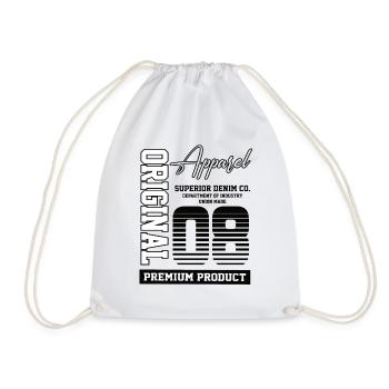 2008 Vintage Birthday Vintage Gift Retro - Drawstring Bag - white - Front