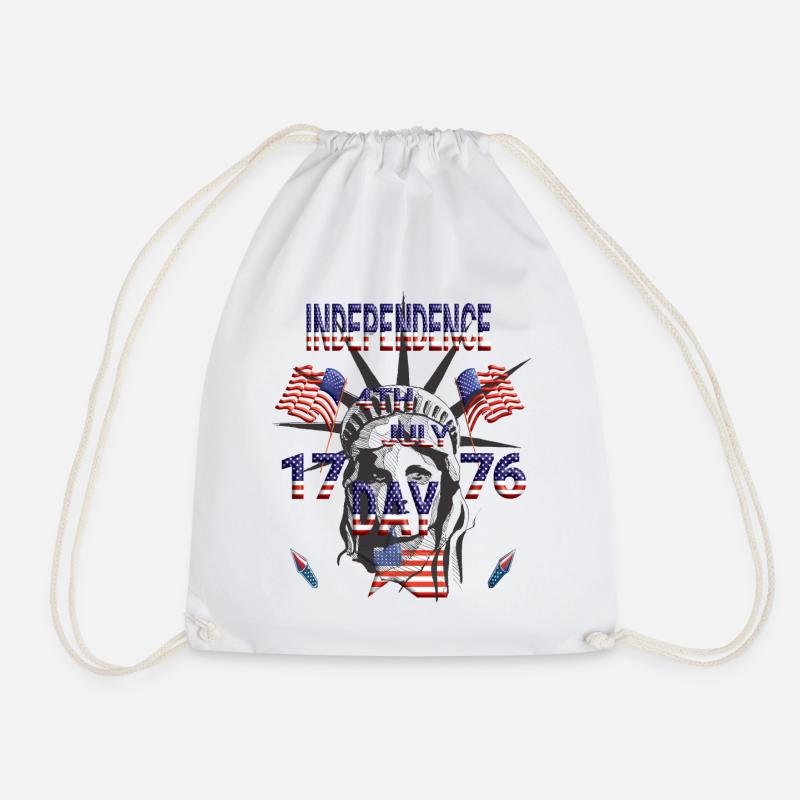 Independence Day 1776 - Turnbeutel - Weiß