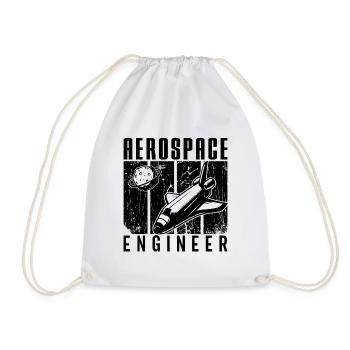 Aerospace Engineer Rocket Space Engineering Ship - Turnbeutel - Weiß - Vorne