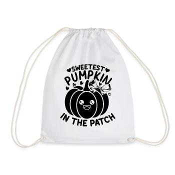 Sweetest pumpkin in the family I Halloween family - Drawstring Bag - white - Front