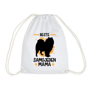 Beste Samojede Mama Schlittenhund - Turnbeutel - Weiß - Vorne