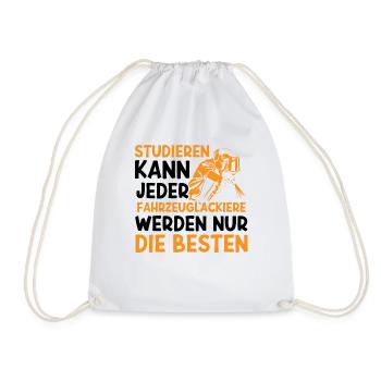 Fahrzeuglackierer werden nur die Besten - Turnbeutel - Weiß - Vorne