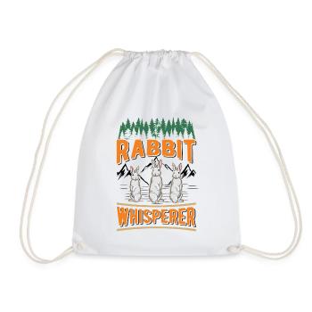 Lapin Chuchoteur Lapin Chuchoteur - Sac de sport léger - blanc - Devant