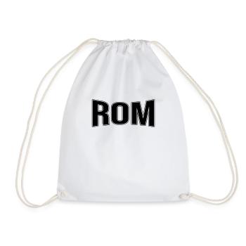 Rom - Turnbeutel - Weiß - Vorne