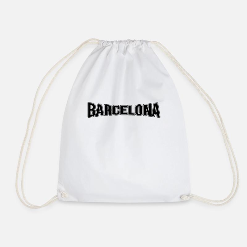 Barcelona - Turnbeutel - Weiß
