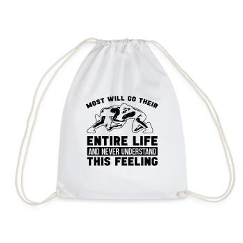 Most Will Go Catch Wrestling Wrestler Grappling - Drawstring Bag - white - Front