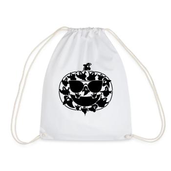 Halloween Citrouille Fantômes I Drôle Halloween Citrouille - Sac de sport léger - blanc - Devant