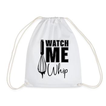 Regardez-moi Whip Baker Baking Bakery Chef Cake Bake - Sac de sport léger - blanc - Devant