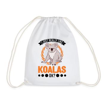 J’aime vraiment les koalas, ok Koalabär - Sac de sport léger - blanc - Devant