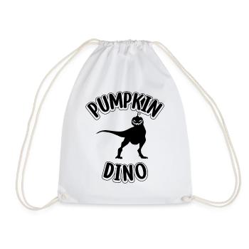 Halloween Pumpkin Dino I Funny Halloween Pumpkin D - Turnbeutel - Weiß - Vorne