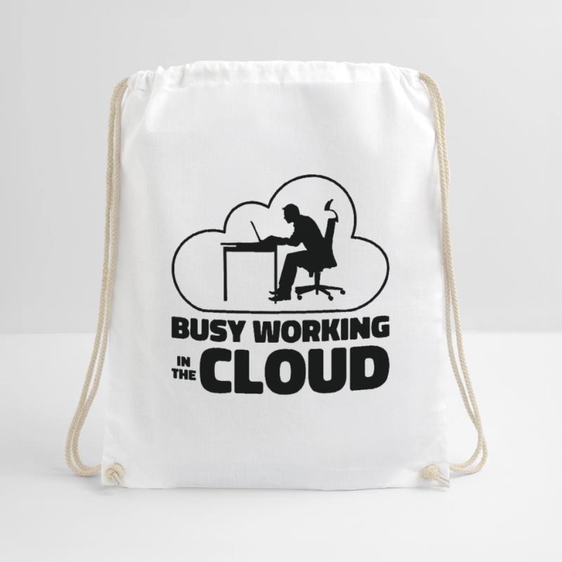 Cloud Computing Programmer Coding Professional Drawstring Bag