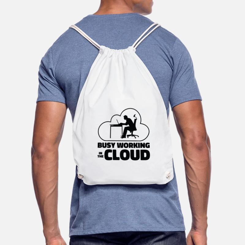 Cloud Computing Programmer Coding Professional Drawstring Bag