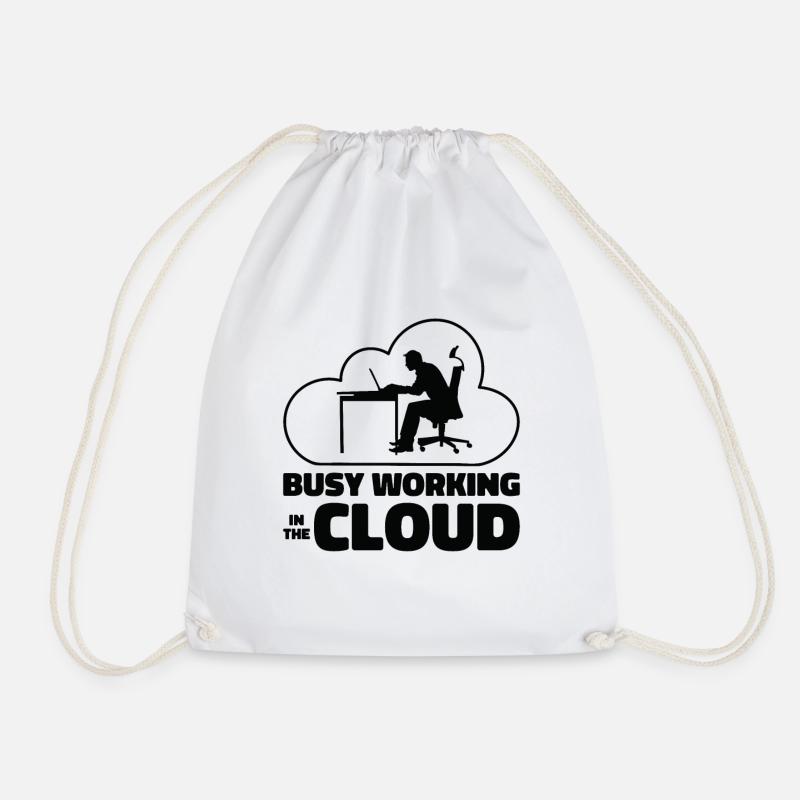Cloud Computing Programmierer Kodierung - Turnbeutel - Weiß