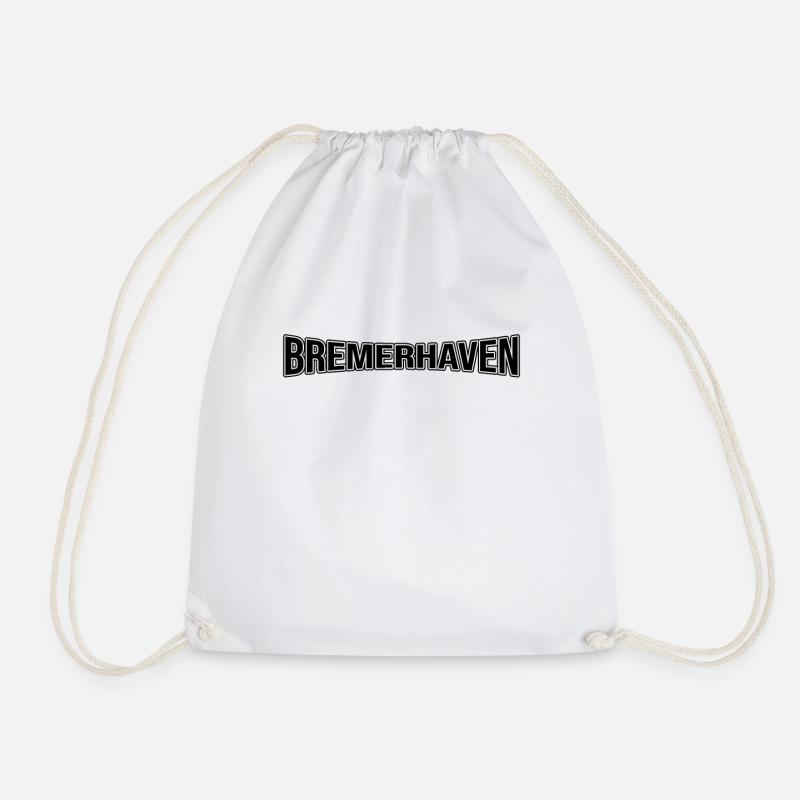 Bremerhaven - Turnbeutel - Weiß