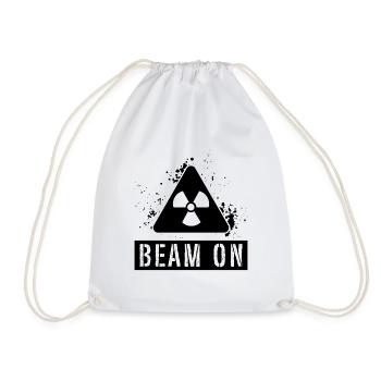 Beam On Rad Tech Radiologist Radiology X-Ray Xray - Drawstring Bag - white - Front