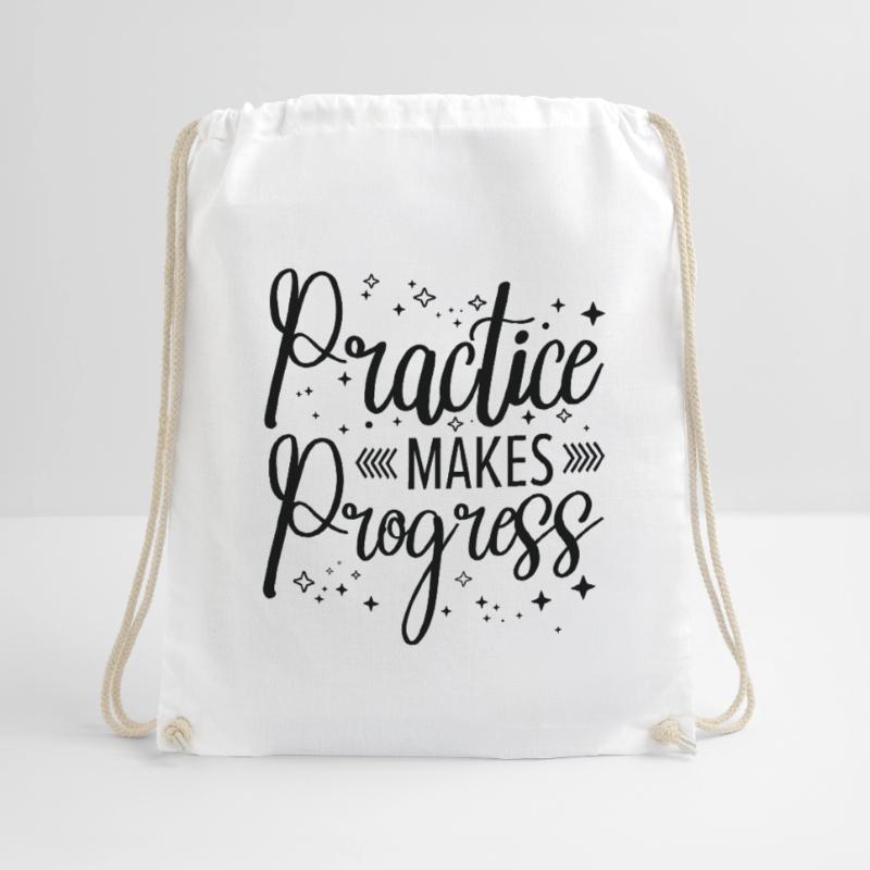 Student Education Studying Progress Study Time Drawstring Bag