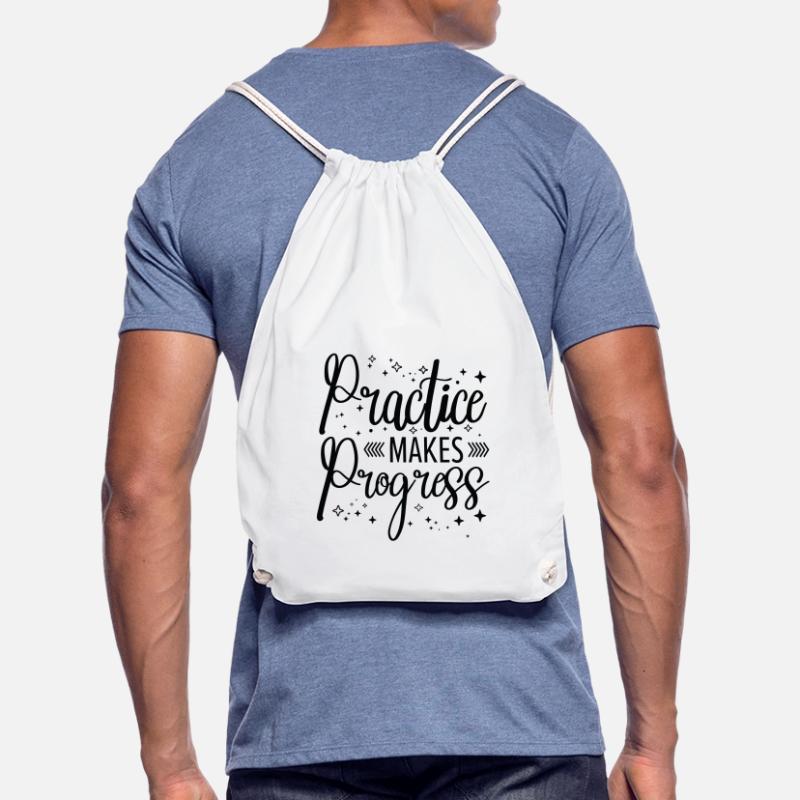 Student Education Studying Progress Study Time Drawstring Bag