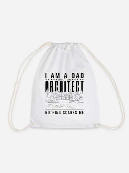 Architecture I Am A Dad Architect Architects Job - Turnbeutel - Weiß