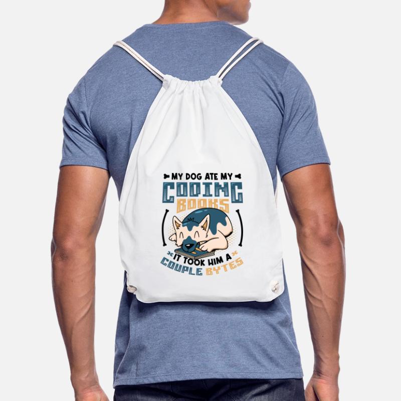 Dog Bytes Code Programmation de blagues informatiques Sac de sport léger