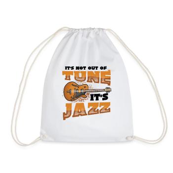 Es Ist Nicht Verstimmt, Es Ist Jazz - Jazz Band - Turnbeutel - Weiß - Vorne