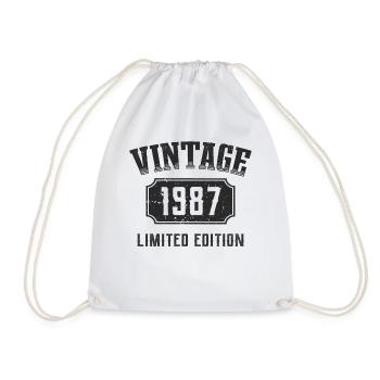 35 Jahre Limited Edition 35. Geburtstag 1987 - Turnbeutel - Weiß - Vorne
