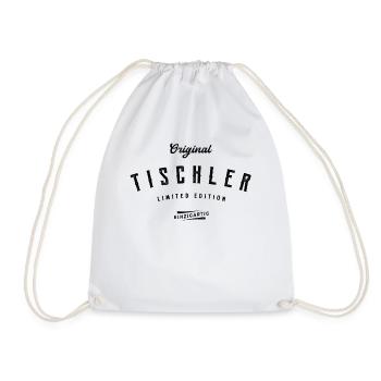 Tischler Limited Edition Lustiges Tischlerei - Turnbeutel - Weiß - Vorne