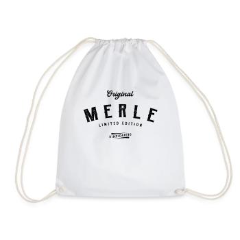 Merle Limited Edition - Turnbeutel - Weiß - Vorne