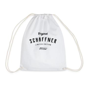 Schaffner Limited Edition Bahnführer - Turnbeutel - Weiß - Vorne