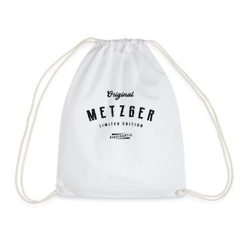 Metzger Limited Edition Metzgerei Lustiges - Turnbeutel - Weiß - Vorne