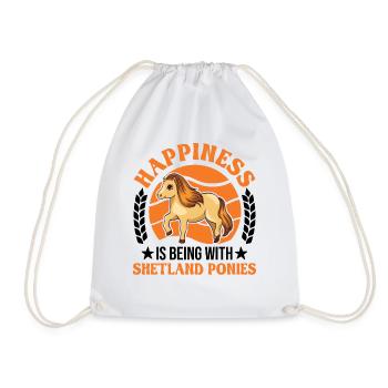 Shetland Pony Luck Shetland Pony Shetty - Sac de sport léger - blanc - Devant
