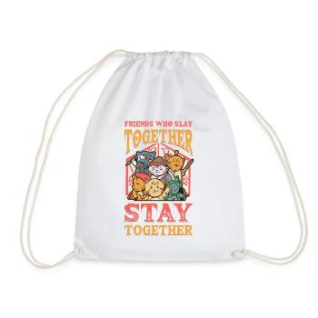 Mots croisés Reine - Sac de sport léger - blanc - Devant