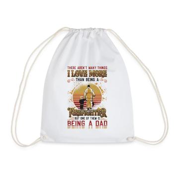 Pompier Stolz Pompier Papa - Sac de sport léger - blanc - Devant