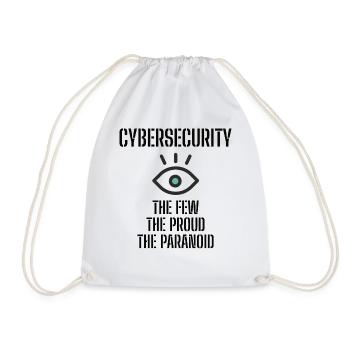 Cybersécurité - Informaticiens en sécurité des TI - Sac de sport léger - blanc - Devant
