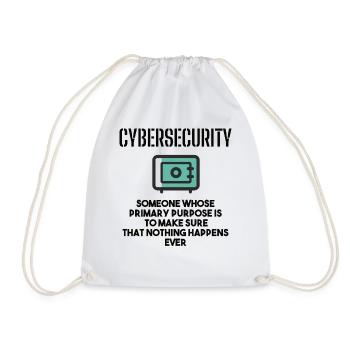 Cybersecurity - IT-Sicherheit Informatiker - Turnbeutel - Weiß - Vorne