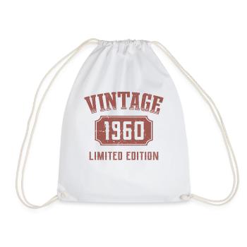 62 ans Édition Limitée 62ème anniversaire 1960 - Sac de sport léger - blanc - Devant