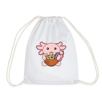Nouilles japonaises Nouilles Halloween Axolotl Ramen - Sac de sport léger - blanc - Devant