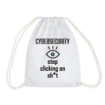 Cybersecurity - IT-Sicherheit Informatiker - Turnbeutel - Weiß - Vorne