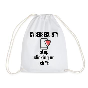 Cybersecurity - IT Security Computer Scientists - Drawstring Bag - white - Front