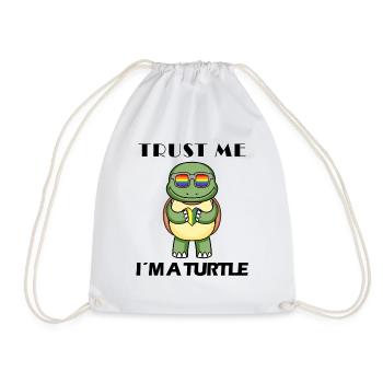 Tortue - Sac de sport léger - blanc - Devant