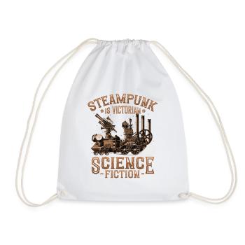 Steampunk est une science-fiction victorienne - Sac de sport léger - blanc - Devant