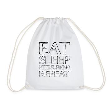 Nourriture Sleep Kiting - Sac de sport léger - blanc - Devant