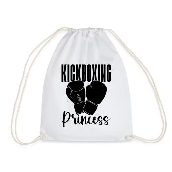 Kickboxing Princess Kickboxer Boxing Fight Fighter - Turnbeutel - Weiß - Vorne