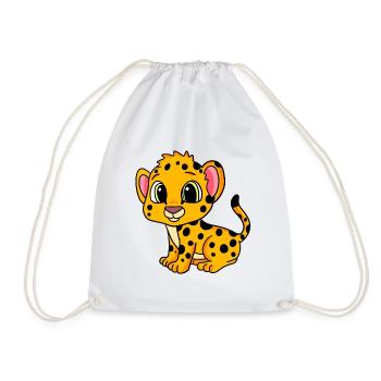 Guépard - Sac de sport léger - blanc - Devant